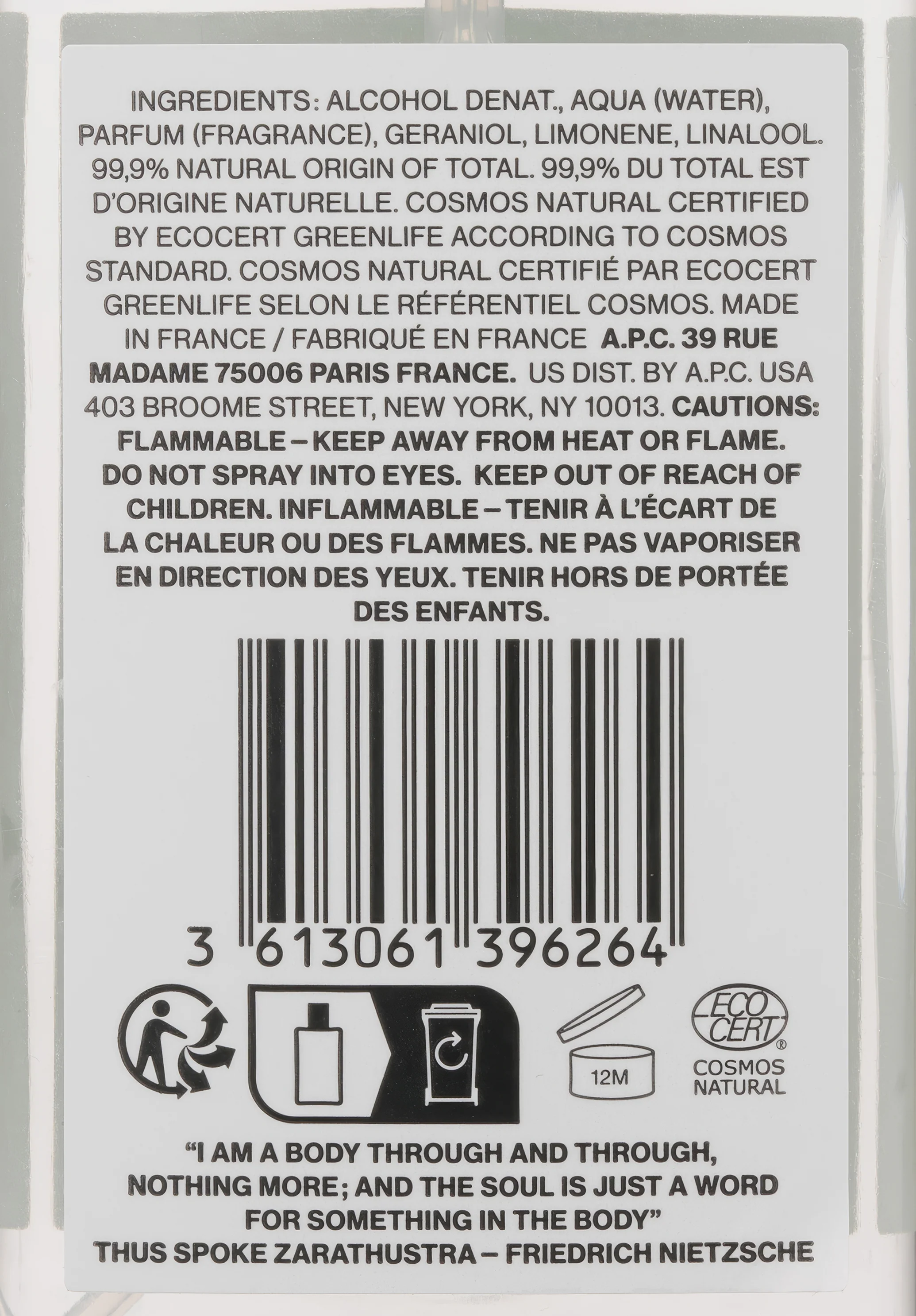 Eau De Cologne - Cosmos Natural - Image 3