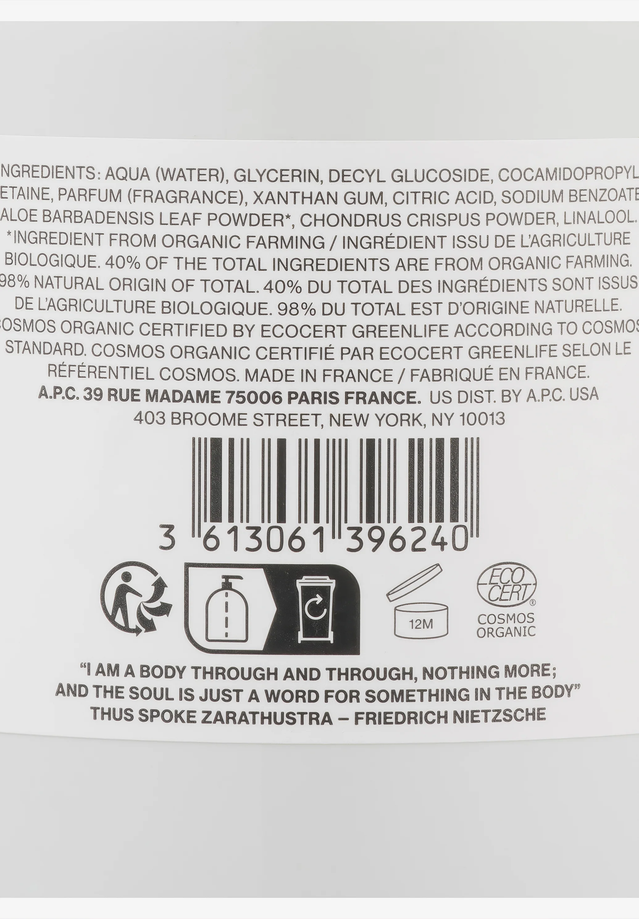 Savon Pour Les Mains - Cosmos Organic - Image 3